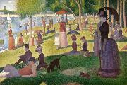 Georges Seurat Sunday Afternoon of the Island of La Grande Jatte (mk09) oil painting picture wholesale